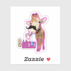 Niedlich Chibi Giraffe Aufkleber