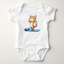 Niedlich Chibi Yoga Cat