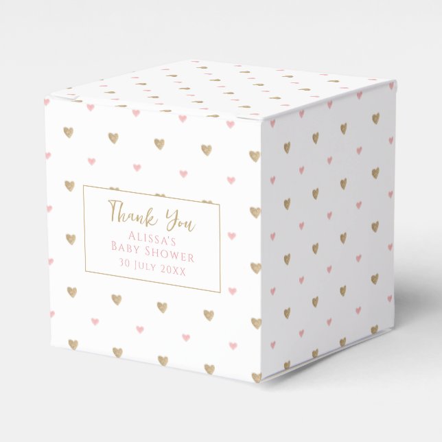 Niedlich-Chic-Babydusche Geschenkschachtel (Vorderseite)