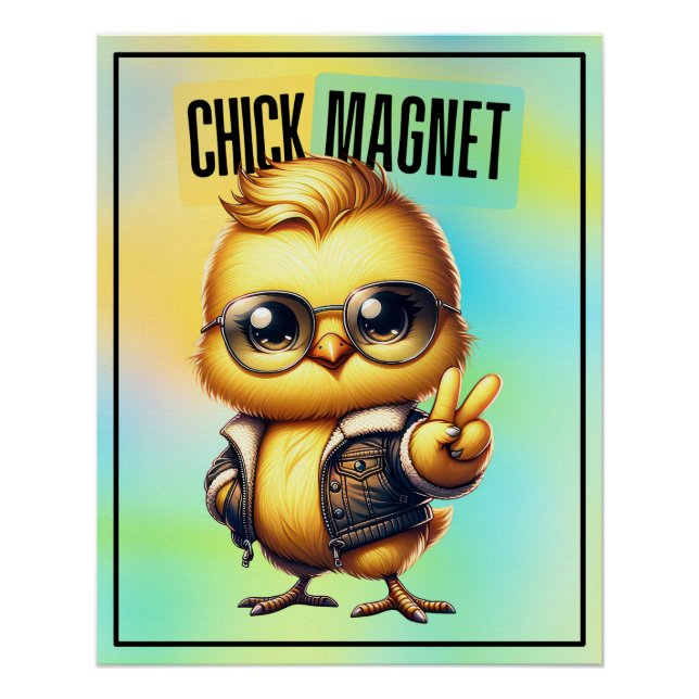 Niedlich Chick Magnet Ostern-54546 Poster (Vorderseite)