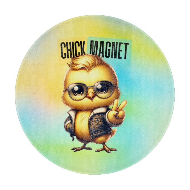 Niedlich Chick Magnet Ostern-54546 Schneidebrett (Vorderseite)