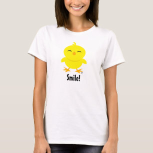 Niedlich Chick Smile T - Shirt