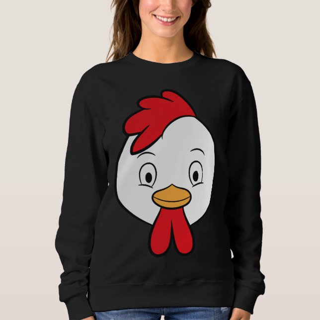 Niedlich Chicken Kids Chi Sweatshirt (Vorderseite)