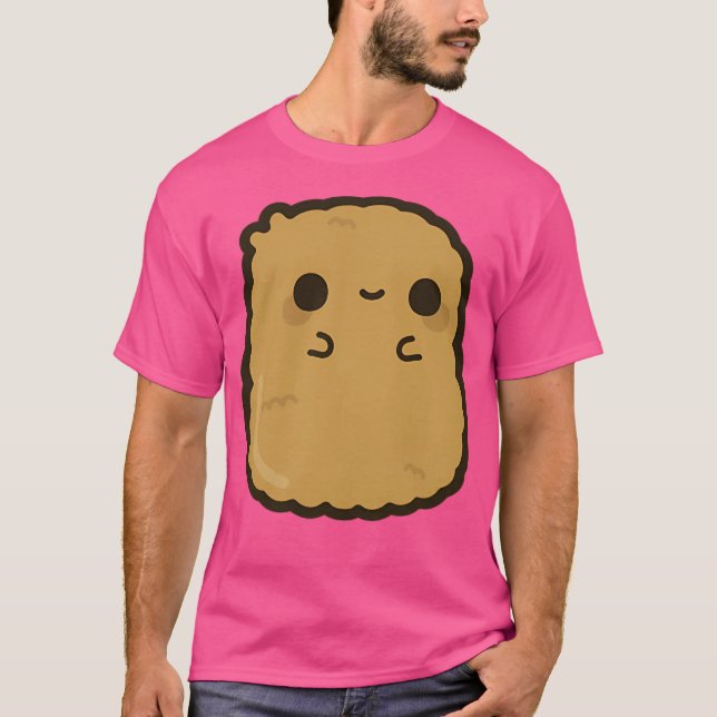Niedlich Chicken Nugget T-Shirt (Vorderseite)