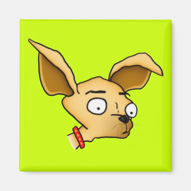 Niedlich Chihuahua Magnet (Vorne)