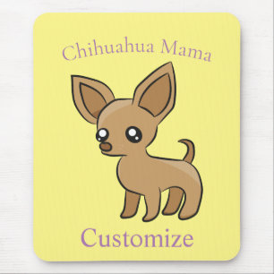 Niedlich Chihuahua Mama Art Thunder_Cove Mousepad