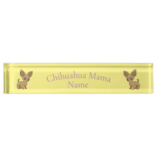 Niedlich Chihuahua Mama Art Thunder_Cove Namensplakette