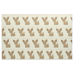 Niedlich Chihuahua Mama Art Thunder_Cove Stoff