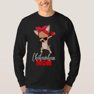 Niedlich Chihuahua Mama Hund T-Shirt Mutter S Day