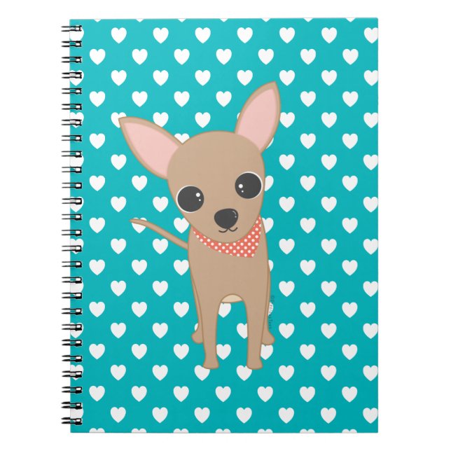 Niedlich Chihuahua Notizblock (Vorderseite)