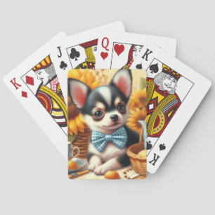 Niedlich Chihuahua Puppy Spielkarten