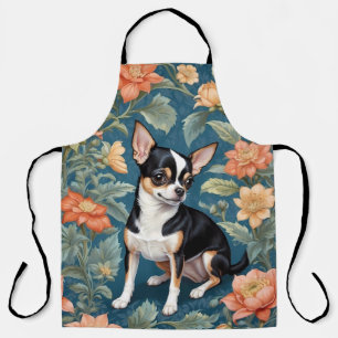 Niedlich Chihuahua William Morris Inspirierte Flor Schürze