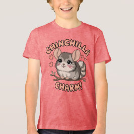 Niedlich Chinchilla Charm Tri-Blend Shirt