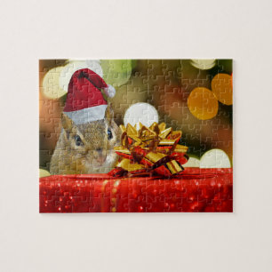 Niedlich Chipmunk Frohe Weihnachten