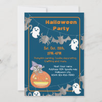 Niedlich Chipmunk Kids Halloween-Party Einladung