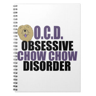 Niedlich Chow Chow Chow Notizblock