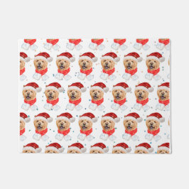 Niedlich Chow Chow Dog Weihnachtsmuster Fußmatte