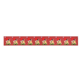 Niedlich Chow Chow Weihnachten Ripsband