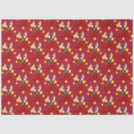 Niedlich Christmas Rudolph Reindeer Red Seidenpapier