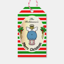 Niedlich Chubby Angel Red and Green Frame Christma