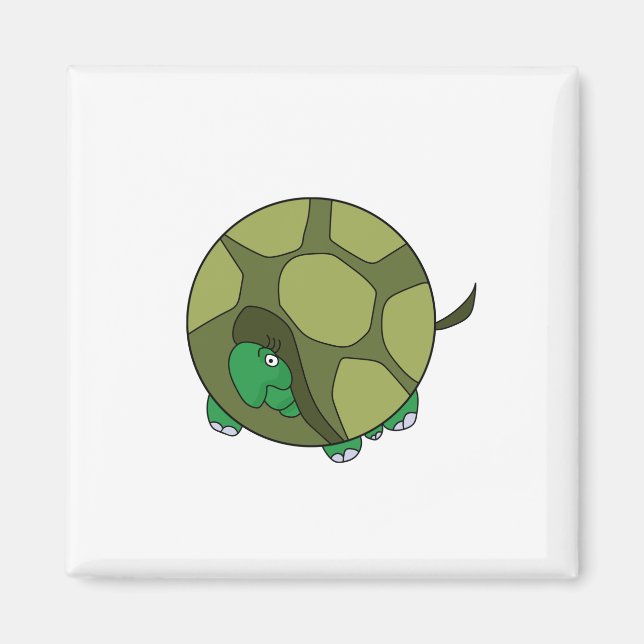 Niedlich Chubby Turtle Magnet (Vorne)