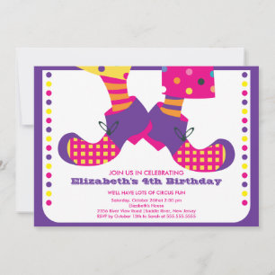 NIEDLICH Circus Kindergeburtstag Party Einladung