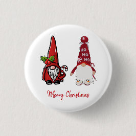 Niedlich Classic Gnomes Custom Christmas Button