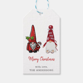 Niedlich Classic Gnomes Custom Christmas Geschenkanhänger