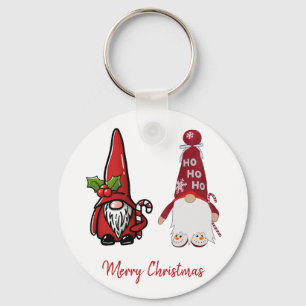 Niedlich Classic Gnomes Custom Christmas Schlüsselanhänger
