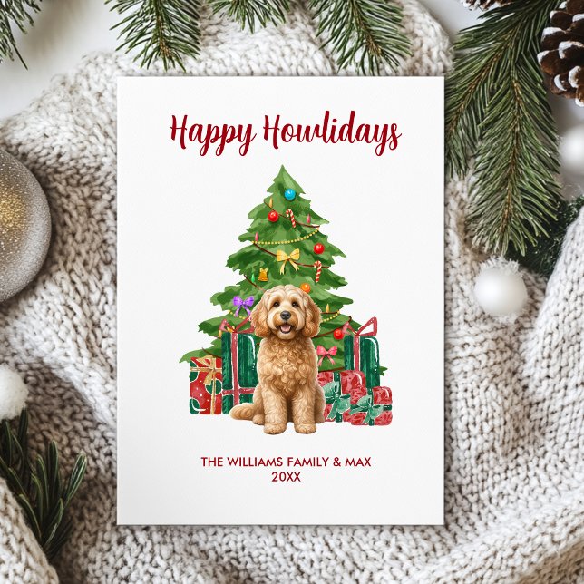 Niedlich Cockapoo Hund Familie Weihnachten (Von Creator hochgeladen)