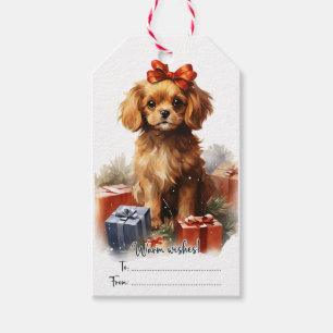 Niedlich Cocker Spaniel Dog Geschenkanhänger