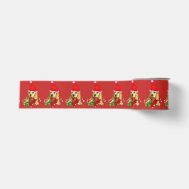 Niedlich Cocker Spanisch Welpe Weihnachten Ripsband