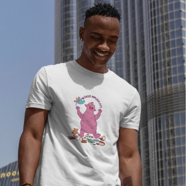 Niedlich Coffee Momster T-Shirt (Von Creator hochgeladen)