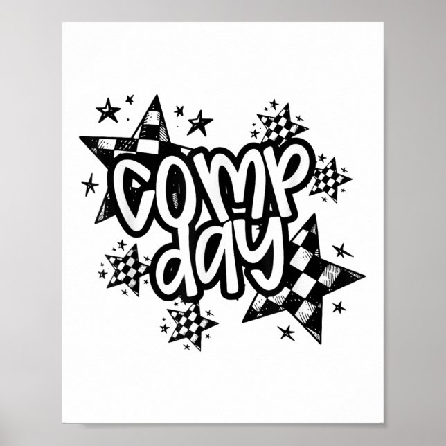 Niedlich Comp Day Cheer Comp Saison Cheerleader Co Poster (Vorne)