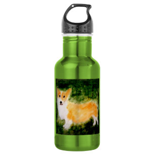 Niedlich Corgi Dog Art Edelstahlflasche
