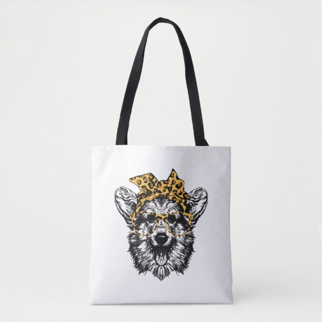 Niedlich Corgi Funny Dog Lover Geschenk Tasche (Vorderseite)