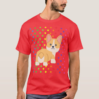 Niedlich Corgi Gifts Kawaii Corgi Chibi Corgi Stuf T-Shirt
