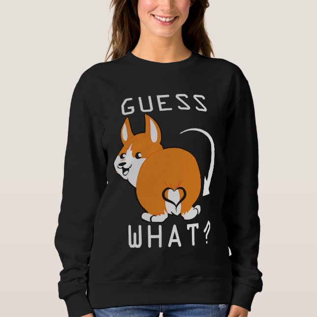 Niedlich Corgi Hintern Essential Sweatshirt (Vorderseite)