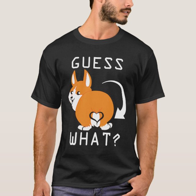 Niedlich Corgi Hintern Essential T-Shirt (Vorderseite)