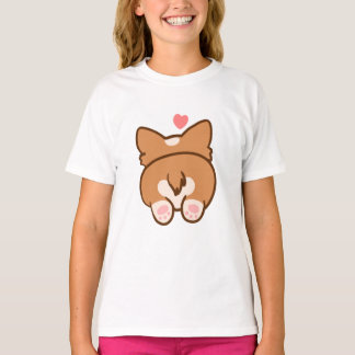 Niedlich Corgi Hintern Shirt