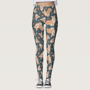 Niedlich Corgi Muster Leggings