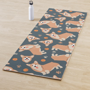 Niedlich Corgi Muster Yogamatte