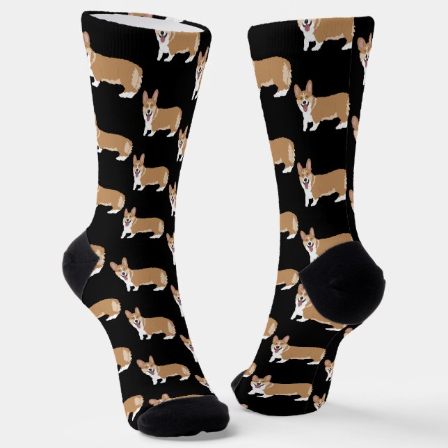 Niedlich Corgi Socken (Gewinkelt)