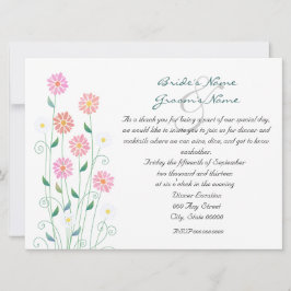 Niedlich Country Daisis Probe Abendessen Einladung