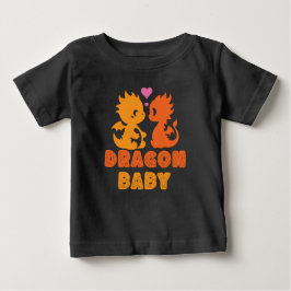 Niedlich Couple Dragon Baby T-shirt