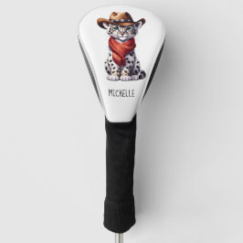 Niedlich Cowboy Snow Leopard Name Golf Headcover