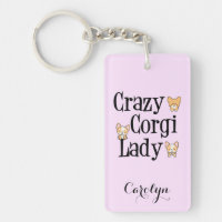 Niedlich Crazy Corgi Lady Pink