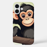 Niedlich Crazy Funny Chimpanzee Cartoon