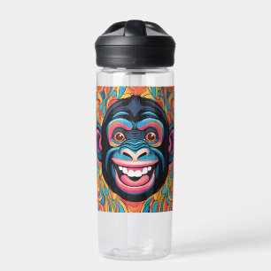 Niedlich Crazy Funny Chimpanzee Trinkflasche