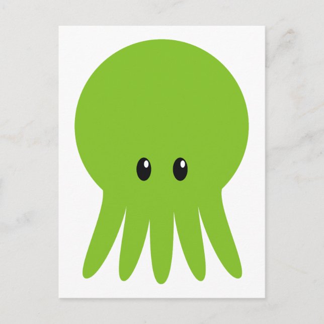 Niedlich Cthulhu Postkarte (Vorderseite)